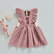 Plum & Bow Deery Winter Corduroy Dress 3M-3Y BABY VIBES & CO.