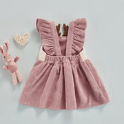 Plum & Bow Deery Winter Corduroy Dress 3M-3Y BABY VIBES & CO.
