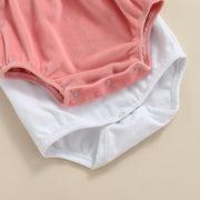BE MINE BAE 2 PC SUSPENDER BODYSUIT SET 3M-24M BABY VIBES & CO.