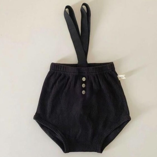 Spring Knit Front Cross Overalls BABY VIBES & CO.