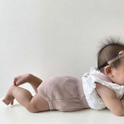 Spring Knit Front Cross Overalls BABY VIBES & CO.