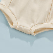 Ribbed Solid Sleeveless Suspender Style Romper Overalls BABY VIBES & CO.