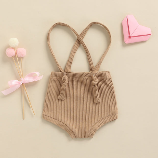Toddlers Simple Style Solid Color Adjustable Strap Overalls BABY VIBES & CO.