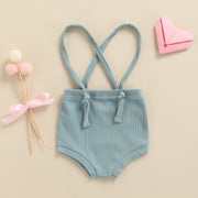 Toddlers Simple Style Solid Color Adjustable Strap Overalls BABY VIBES & CO.