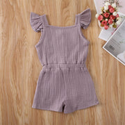 Ruffle Sleeve Romper Jumpsuit 6M-5Y BABY VIBES & CO.