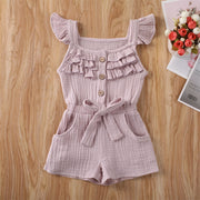 Ruffle Sleeve Romper Jumpsuit 6M-5Y BABY VIBES & CO.