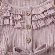 Ruffle Sleeve Romper Jumpsuit 6M-5Y BABY VIBES & CO.