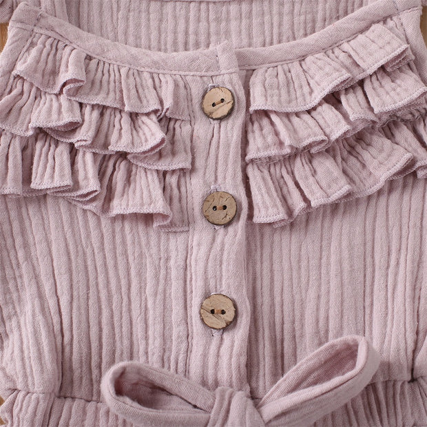 Ruffle Sleeve Romper Jumpsuit 6M-5Y BABY VIBES & CO.