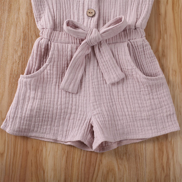 Ruffle Sleeve Romper Jumpsuit 6M-5Y BABY VIBES & CO.