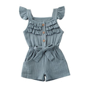 Ruffle Sleeve Romper Jumpsuit 6M-5Y BABY VIBES & CO.