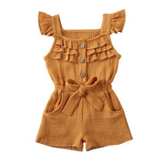 Ruffle Sleeve Romper Jumpsuit 6M-5Y BABY VIBES & CO.
