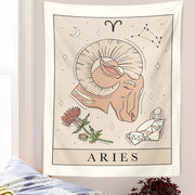 STARS & SUN HIPPIE ZODIAC SIGN TAPESTRY WALL DECOR BABY VIBES & CO.
