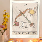 STARS & SUN HIPPIE ZODIAC SIGN TAPESTRY WALL DECOR BABY VIBES & CO.