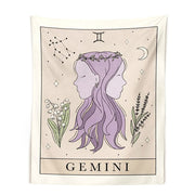 STARS & SUN HIPPIE ZODIAC SIGN TAPESTRY WALL DECOR BABY VIBES & CO.