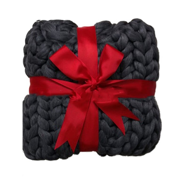 Handmade Braided Knit Blanket BABY VIBES & CO.